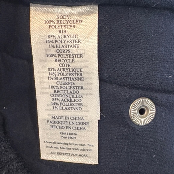 FAHERTY HIGH PILE FLEECE JACKET MOUNTAIN SUNSET  Size S - Picture 14 of 15